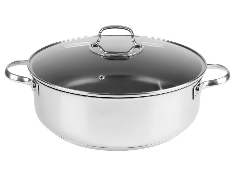 LIVARNO home Edelstahl-Kasserolle, 28 cm