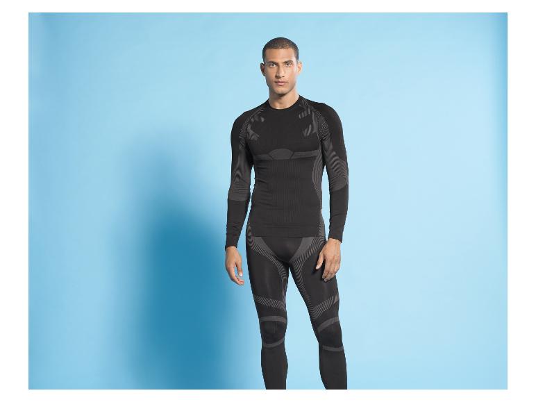 CRIVIT Herren Funktionsunterhemd, seamless, mit Flexribs