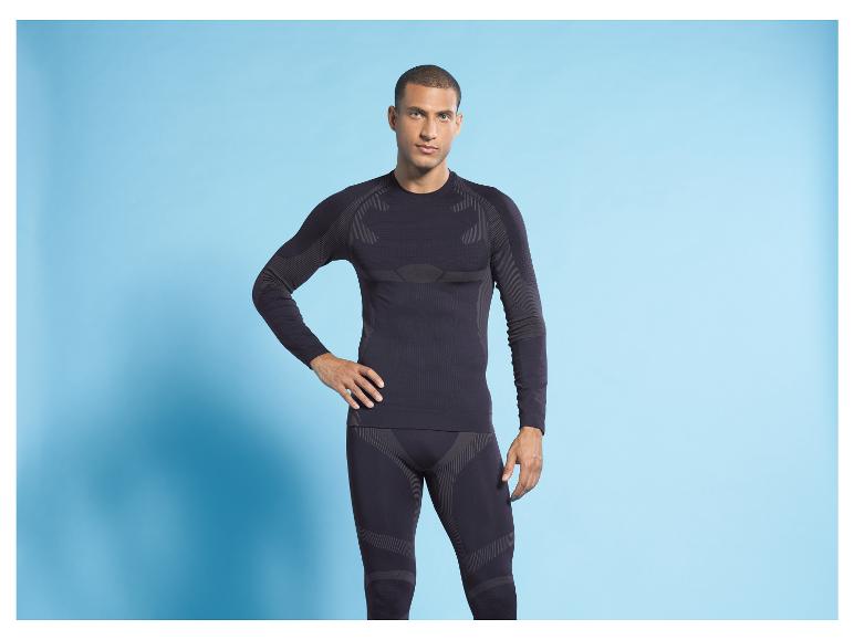 CRIVIT Herren Funktionsunterhemd, seamless, mit Flexribs