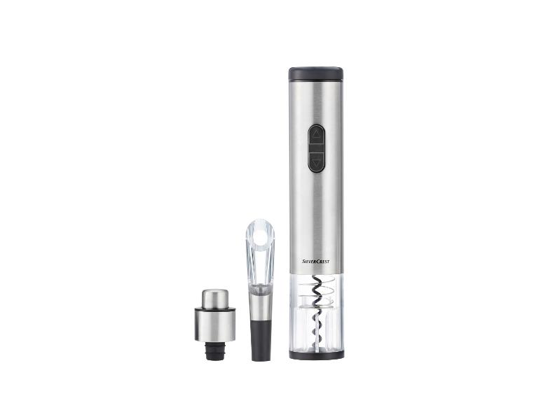 SILVERCREST® KITCHEN TOOLS Elektrischer Korkenzieher, mit integriertem Folienschneider