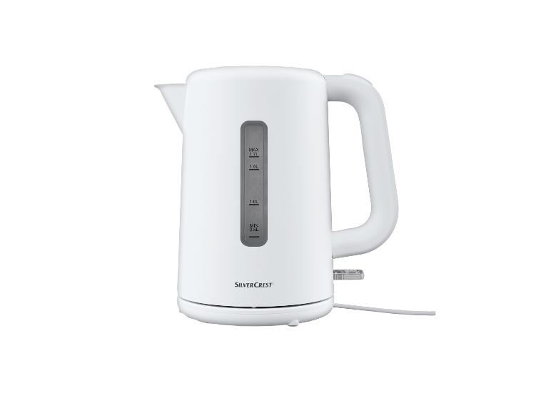 SILVERCREST® KITCHEN TOOLS Wasserkocher, mit Deckelöffnungstaste für Einhandbedienung