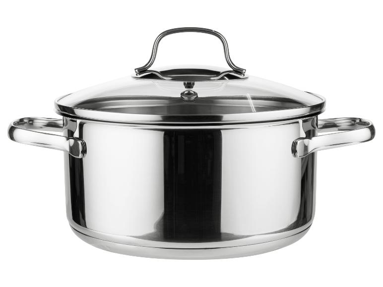 LIVARNO home Edelstahl-Topf Ø 20 cm