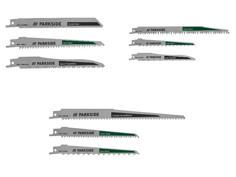 PARKSIDE® Säbelsägeblätter-Sortiment für Säbelsägen