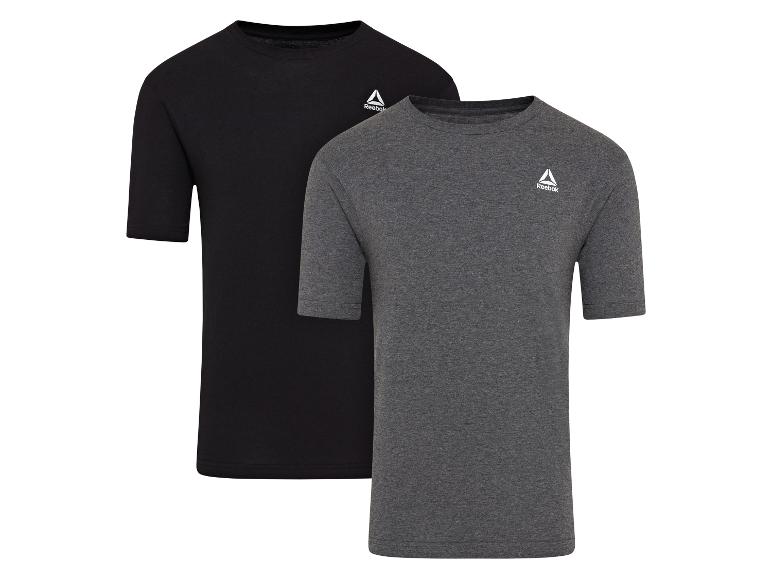 Reebok Herren T-Shirt\'s, 2 Stück, mit dezentem Signature-Reebok Logo
