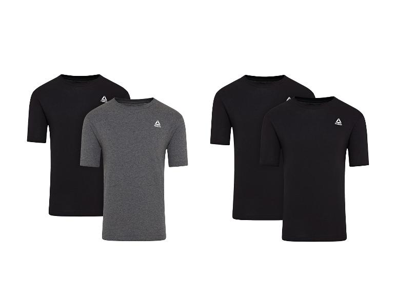 Reebok Herren T-Shirt\'s, 2 Stück, mit dezentem Signature-Reebok Logo