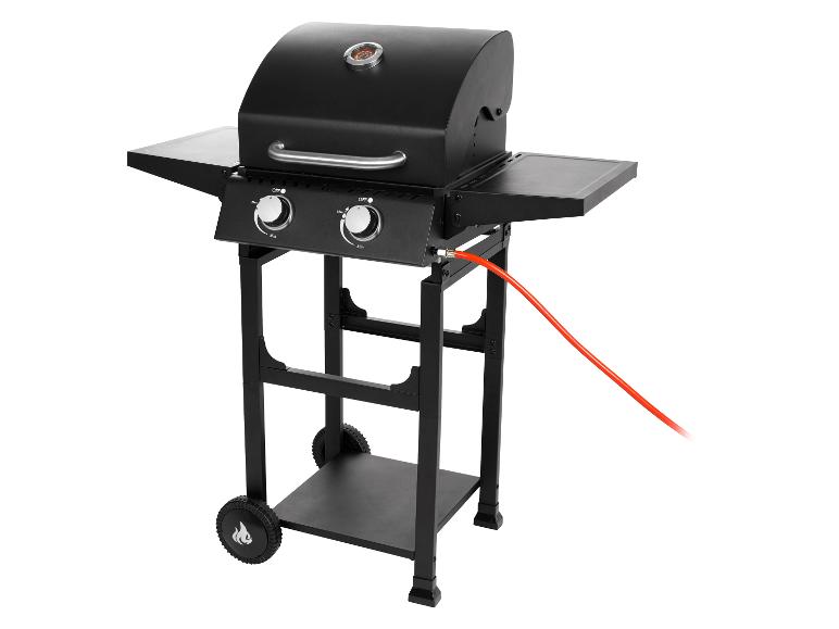 GRILLMEISTER Gasgrill 2-Brenner »Memphis«, mit Warmhalterost