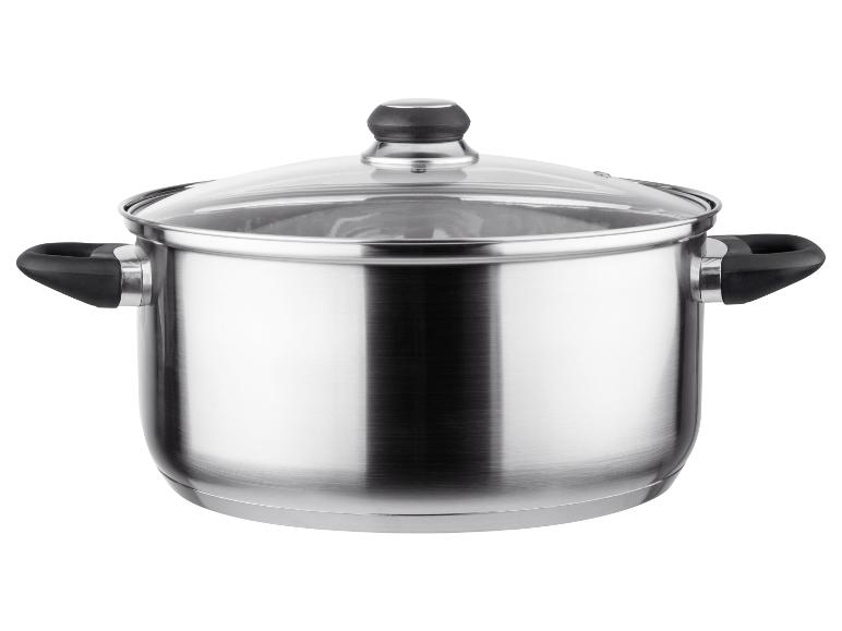 LIVARNO home Edelstahl-Topf, Ø 28 cm
