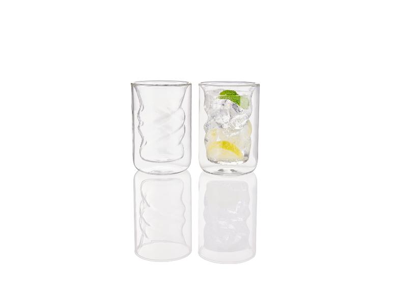 LIVARNO home Thermogläser aus doppelwandigem Borosilikatglas, 4-teilig