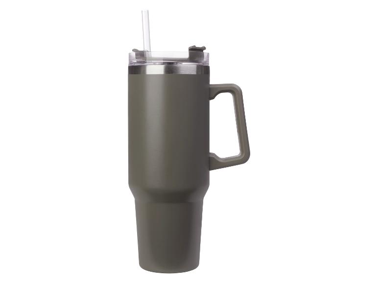 LIVARNO home Doppelwandiger Edelstahl-Becher mit Griff
