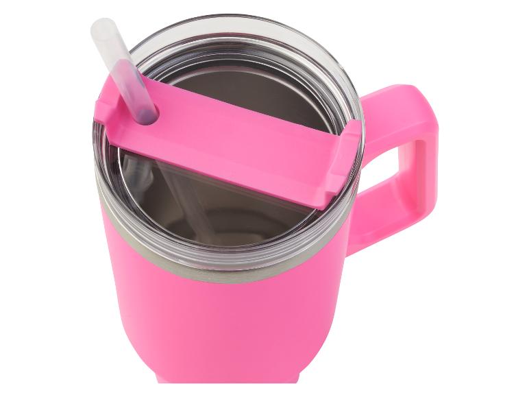 LIVARNO home Doppelwandiger Edelstahl-Becher mit Griff