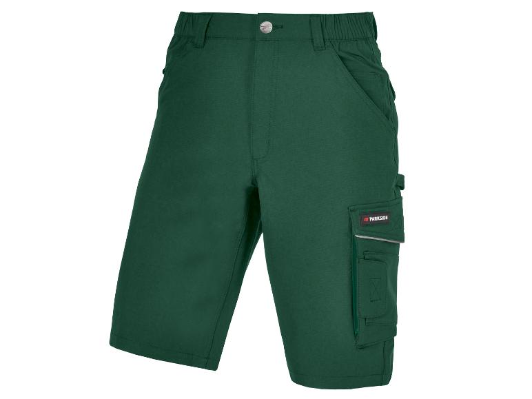 PARKSIDE® Flexible Herren Arbeitsbermuda, wasserabweisend