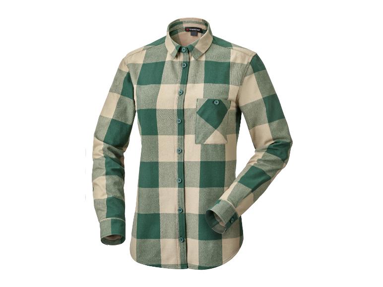 PARKSIDE® Damen Flanellbluse, mit leicht verlängerter Rückseite