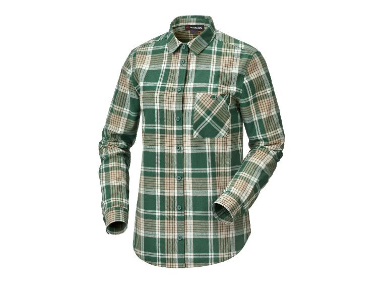 PARKSIDE® Damen Flanellbluse, mit leicht verlängerter Rückseite