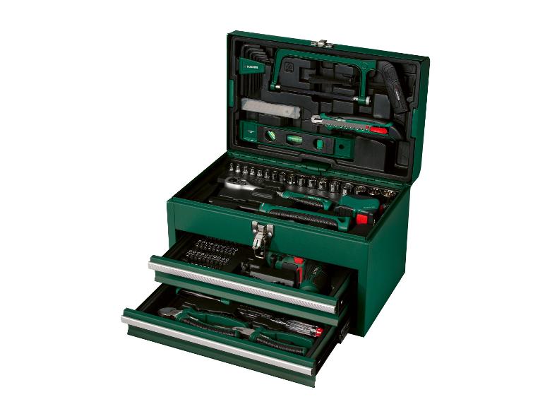 PARKSIDE® Werkzeugkoffer mit Akkuschrauber »PWBM A1«, 92-teilig