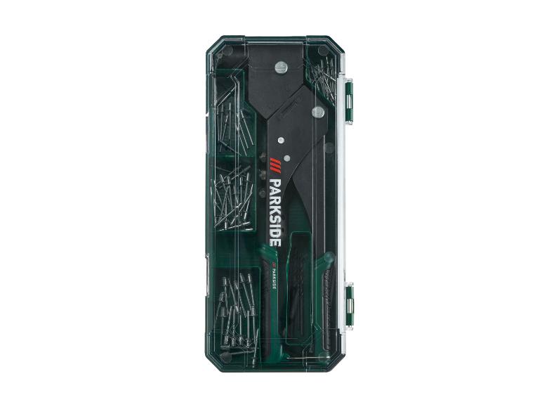 PARKSIDE® Blindnietzangen-Set, mit 360° drehbarem Nietkopf