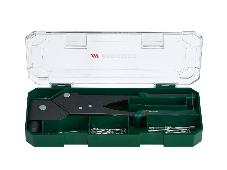 PARKSIDE® Blindnietzangen-Set, mit 360° drehbarem Nietkopf