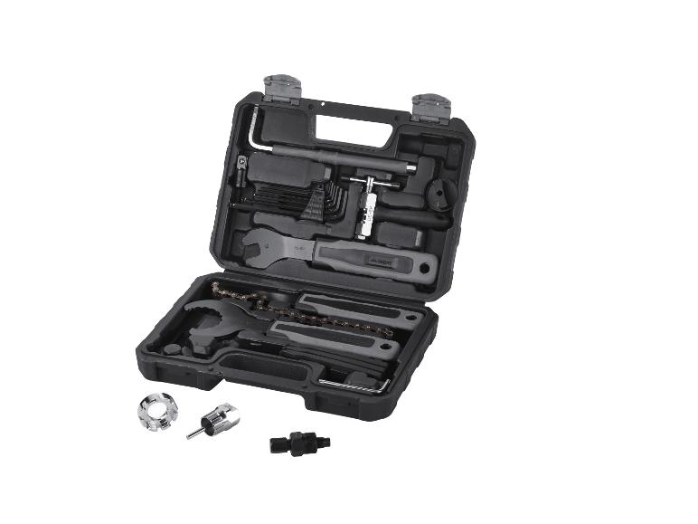 CRIVIT Fahrradwerkzeugkoffer-Set, 20-teilig
