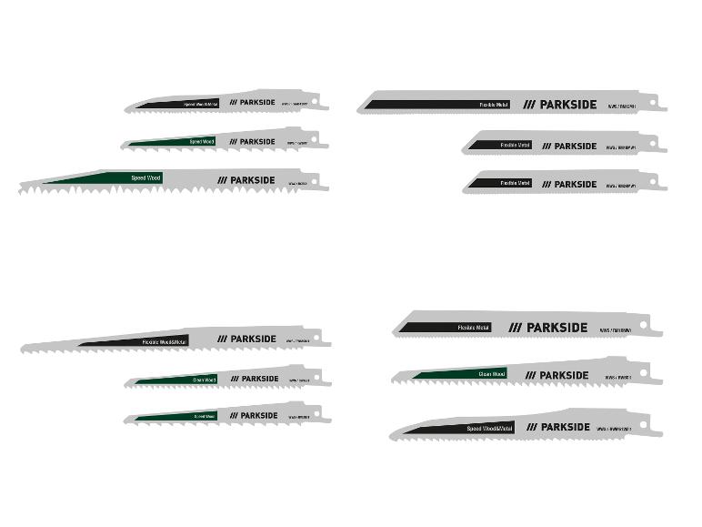 PARKSIDE® Säbelsägeblätter »PFSZ 3 B1«, 3-teilig