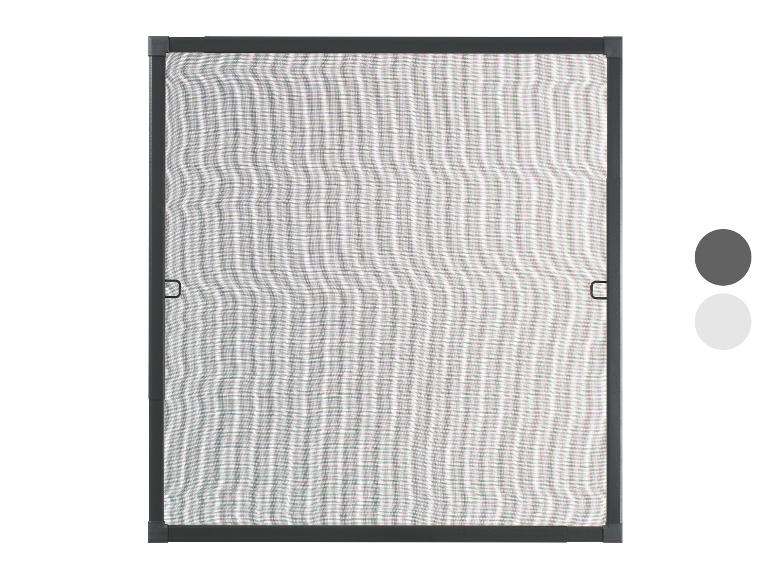 LIVARNO home Alu-Teleskop-Insektenschutzfenster, 120 x 140 cm