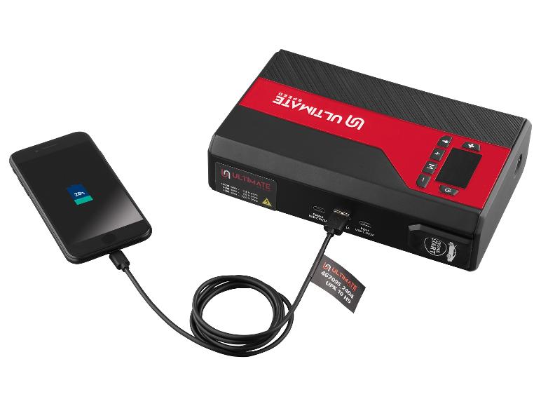 ULTIMATE SPEED® Autostarthilfe mit Kompressor und Powerbank »UPK 10 H5«