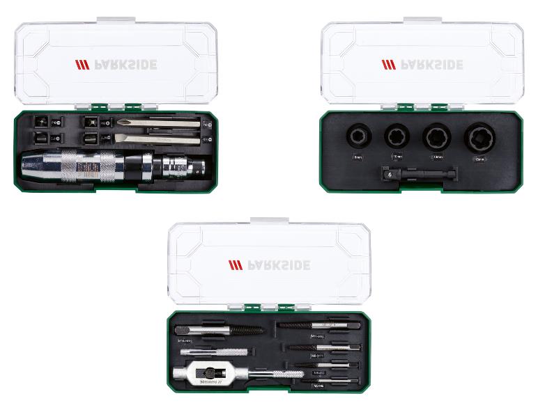 PARKSIDE® Schlagschraubendreher-Set / Schraubenausdreher-Set / Mutternausdreher-Set, 8-teilig / 6-teilig / 5-teilig