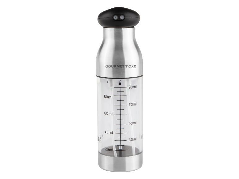 GOURMETmaxx 2 in 1 Sprühflasche, für Essig, Öl oder Zitronensaft