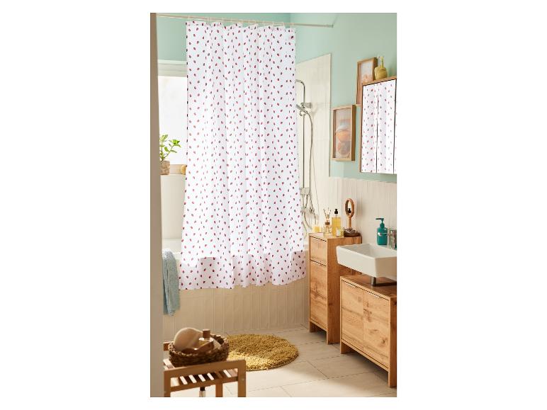 LIVARNO home Duschvorhang, mit fruchtigen Motiven