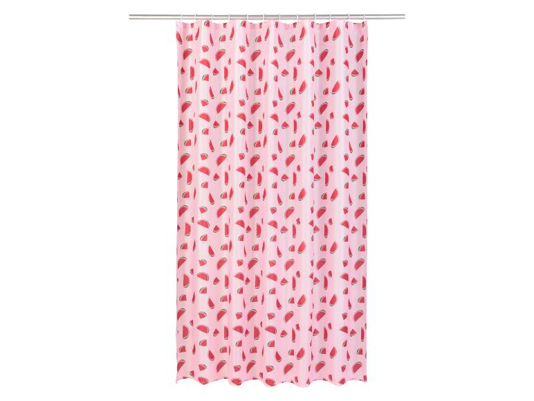 LIVARNO home Duschvorhang, mit fruchtigen Motiven