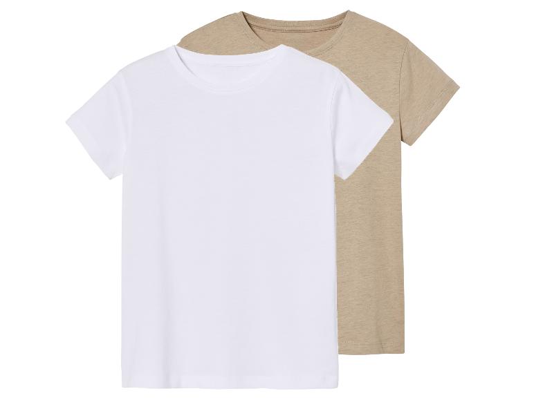 pepperts!® Kinder T-Shirt, 2 Stück, mit Rundhalsausschnitt