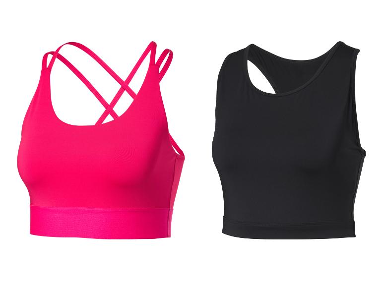 CRIVIT Damen Sportbustier, Light-Level, schnelltrocknend  CRIVIT Damen Sportbustier, Light-Level, schnelltrocknend