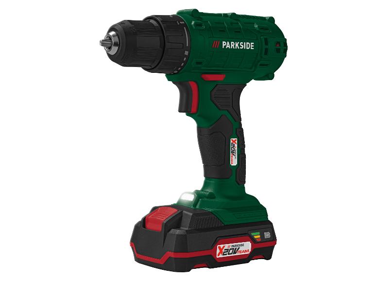 PARKSIDE® 20 V Akku-Bohrschrauber »PBSA 20-Li A1« mit Akku und Ladegerät