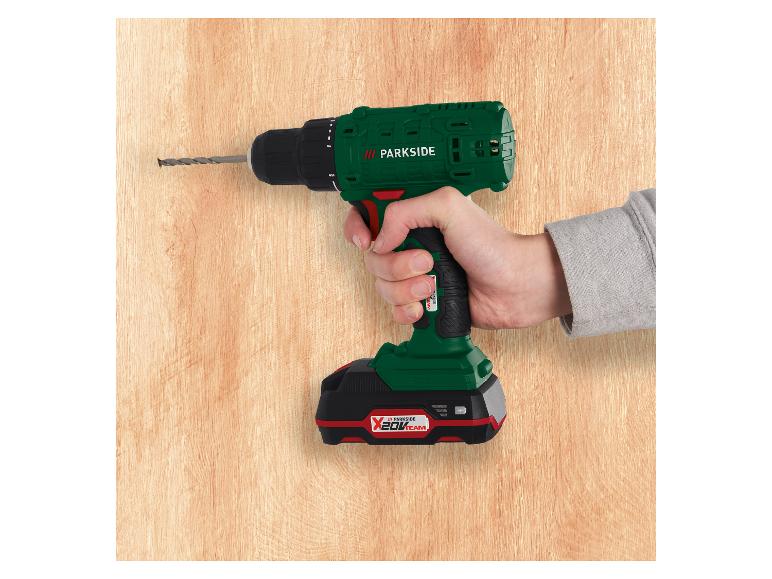 PARKSIDE® 20 V Akku-Bohrschrauber »PBSA 20-Li A1« mit Akku und Ladegerät
