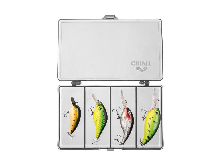 CRIVIT Angelköder-Set in Aufbewahrngs-Box