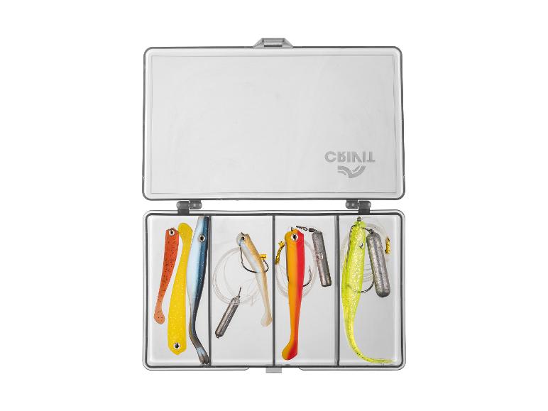 CRIVIT Angelköder-Set in Aufbewahrngs-Box