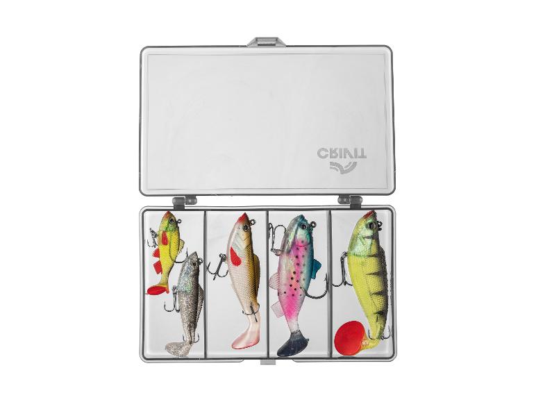CRIVIT Angelköder-Set in Aufbewahrngs-Box