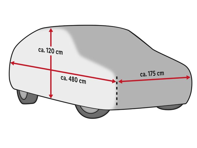 ULTIMATE SPEED® Auto-Hagelschutzplane, mit reflektierenden Elementen