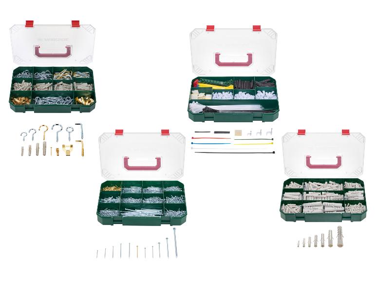 PARKSIDE® Haken- und Dübelsortiment / Kabelbindersortiment / Nagelsortiment / Dübelsortiment