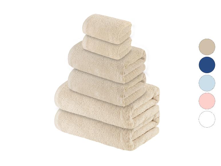 LIVARNO home Frottier-Set, 6-teilig