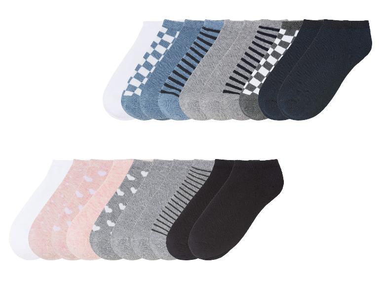 pepperts!® Kinder Sneakersocken, 10 Paar, mit Bio-Baumwolle