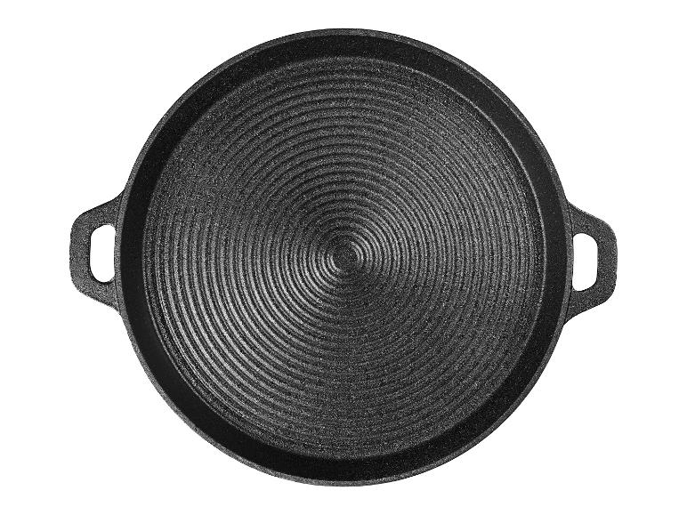 GRILLMEISTER Grillplatte/ Grillpfanne Gusseisen