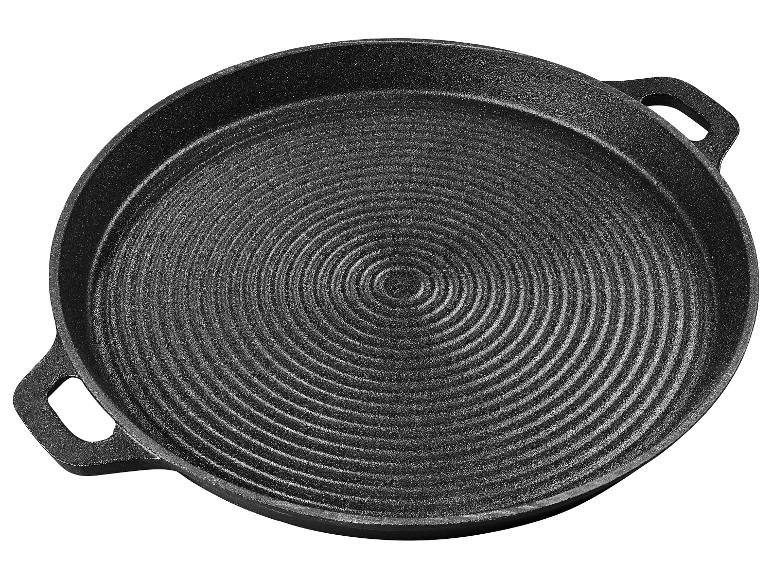 GRILLMEISTER Grillplatte/ Grillpfanne Gusseisen