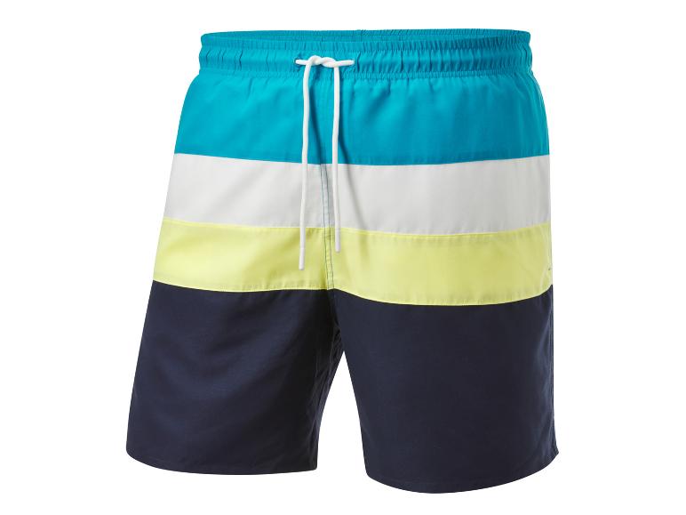 CRIVIT Herren Badeshorts mit Innenhose aus Netz-Qualität