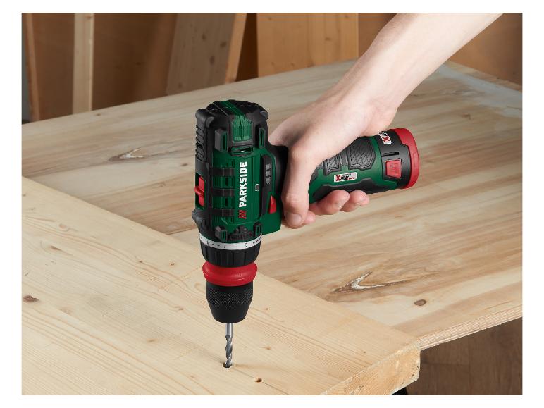 PARKSIDE® 12 V Akku-Bohrschrauber-Set »PBSA 12 E4«, mit Akku und Ladegerät