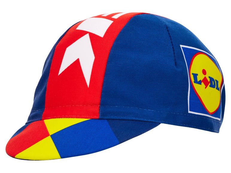 Santini Cap »Lidl-Trek-Team 2025«, aus weicher, kühler Baumwolle