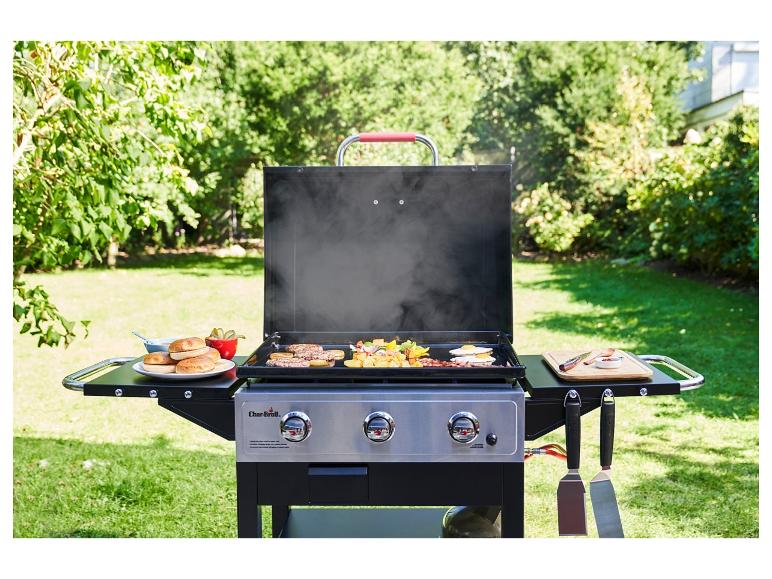 Char Broil Grillplatten-Gasgrill »Griddle 3400«, mit großer Gusseisenplatte