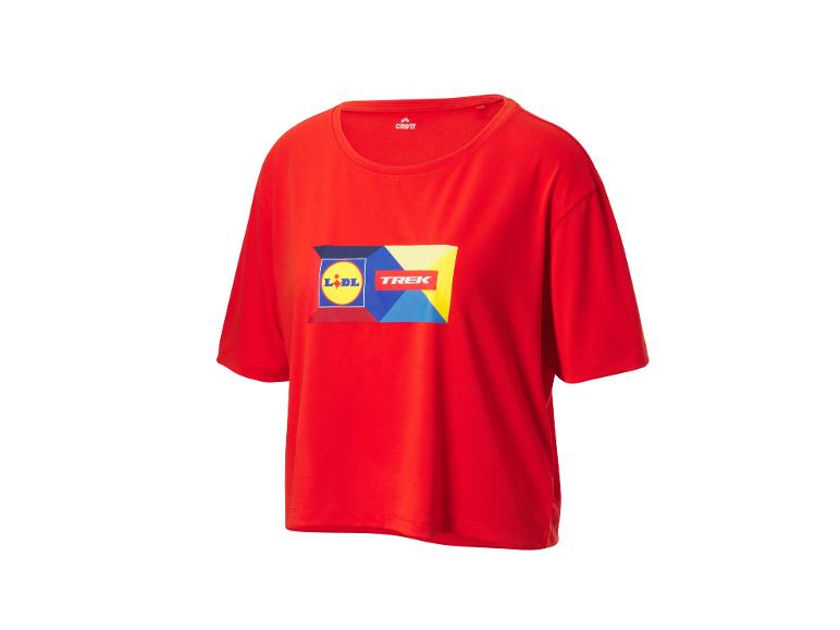 CRIVIT Damen Funktionsshirt, modisch kurz geschnitten