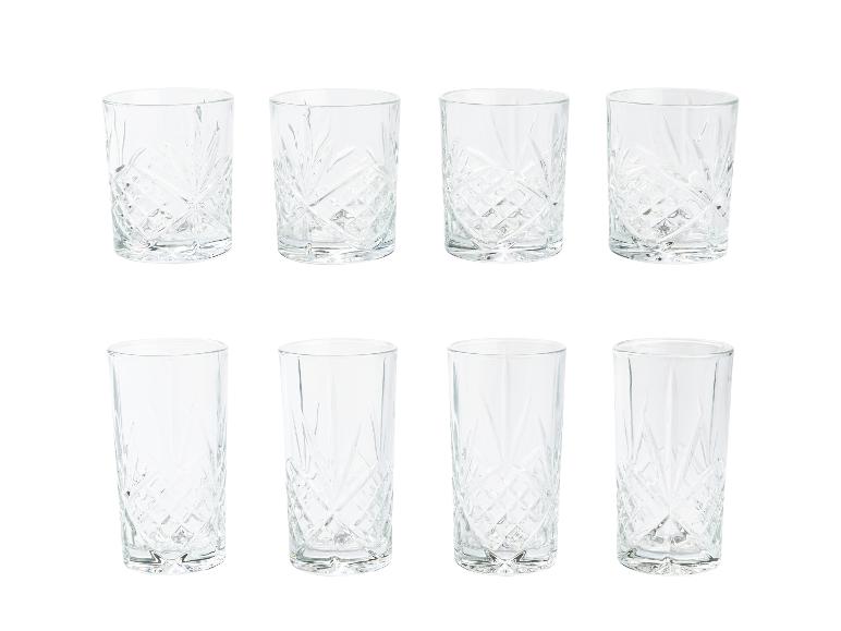 LIVARNO home Whiskygläser / Longdrinkgläser, 4-er Set