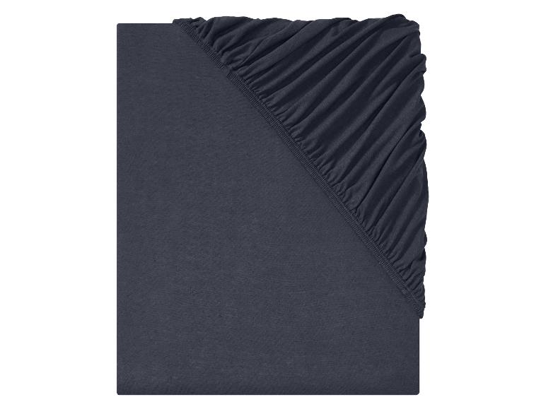 LIVARNO home Jersey-Spannbettlaken, 140-160 x 200 cm