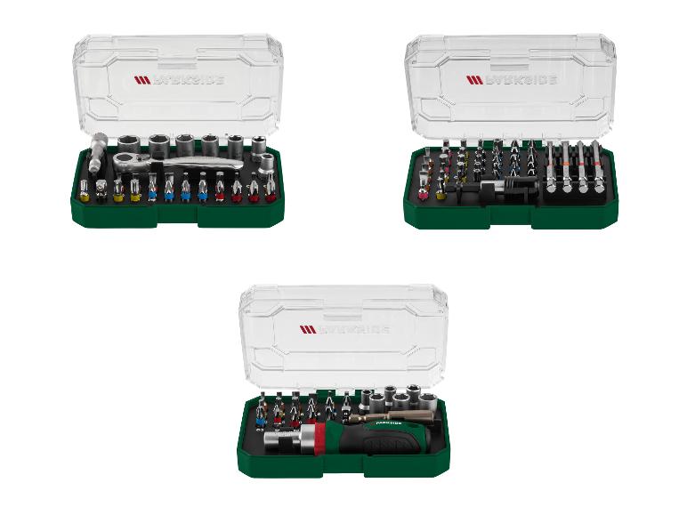 PARKSIDE® Ratschen-Bit- und Steckschlüssel-Set / Bit-Set / Ratschen-Schraubendreher-Bit- und Steckschlüssel-Set