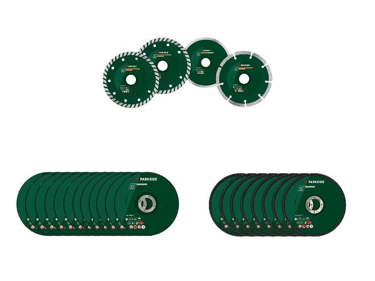PARKSIDE® Trennscheiben-Set, 4-teilig / 12-teilig / 8-teilig, Ø 125 mm